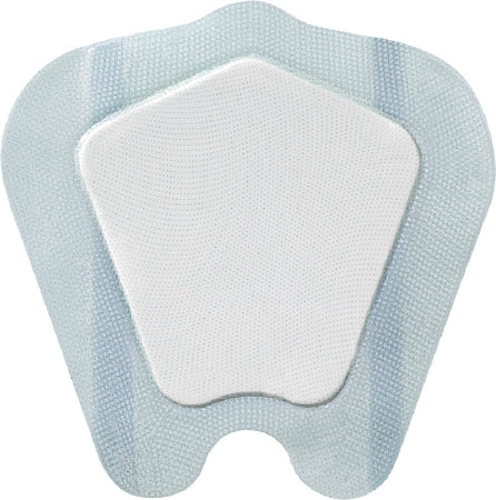 Coloplast Foam Dressing Biatain® Silicone 9-4/5 X 9-4/5 Inch With Border Film Backing Silicone Adhesive Sacral Sterile - Box of 5 - 39000-BX
