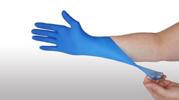 Innovative Healthcare Corp Exam Glove Pulse® LOGIC™ X-Large NonSterile Nitrile Standard Cuff Length Fully Textured Blue Chemo Tested - Case of 3000 - 173350-CS