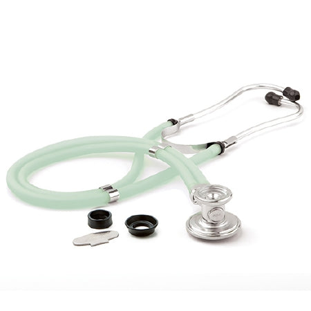 American Diagnostic Corp Sprague Stethoscope Adscope® Green 2-Tube 21 Inch Tube Double Sided Chestpiece - Each - 641FS-EA