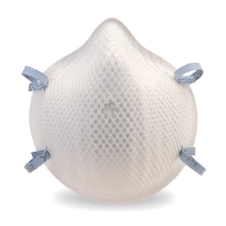 Moldex-Metric Particulate Respirator Mask Moldex® Industrial N95 Cup Elastic Strap Medium / Large White NonSterile Not Rated Adult - Case of 240 - 2200N95-CS