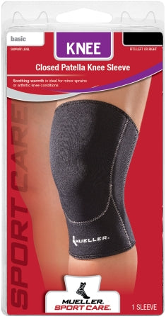 Mueller Sports Medicine Knee Sleeve Mueller® Medium Pull-On 14 to 16 Inch Knee Circumference Left or Right Knee - Each - 52642-EA