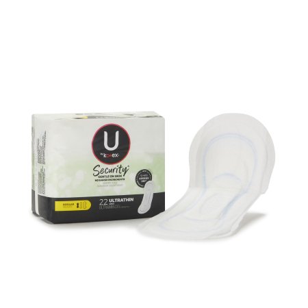 Kimberly Clark Feminine Pad U by Kotex® Ultra Thin Regular Absorbency - Case of 176 - 03904-CS