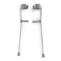 McKesson Forearm Crutches Mckesson Adult Steel Frame 300 lbs. Weight Capacity - Box of 1 - 146-10403-BX