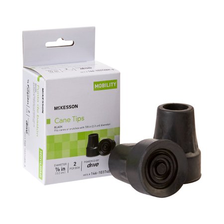 McKesson McKesson Cane / Crutch Tip - Case of 8 - 146-10374BK-8-CS
