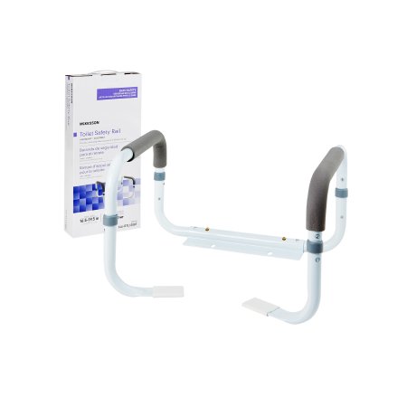 McKesson Toilet Safety Rail McKesson White Steel - Each - 146-RTL12087-EA
