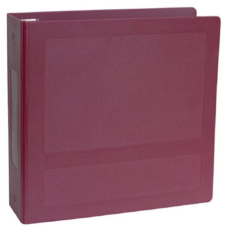 Omnimed Binder 3 Ring Burgundy 250 Sheets Side Opening - Each - 205007-BU3-EA
