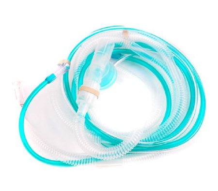 Zoll Medical Zoll Ventilator Circuit Corrugated Tube 6 Foot Tubing Single Limb Pediatric Without Breathing Bag Single Patient Use - Case of 20 - 820-0107-20-CS