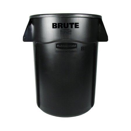 RJ Schinner Co Trash Can Rubbermaid® Brute® 44 gal. Round Black Resin Open Top - CT/4 - FG264360BLA-CT