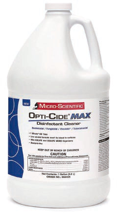 Micro Scientific Industries Opti-Cide® Max Surface Disinfectant Cleaner Alcohol Based Manual Pour Liquid 1 gal. Jug Alcohol Scent NonSterile - Case of 4 - M60035-CS