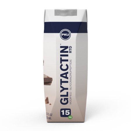 Cambrooke Therapeutics Oral Supplement Glytactin® RTD 15 Chocolate Flavor Liquid 8.5 oz. Carton - Case of 30 - 35044-CS