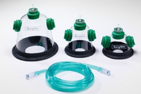 Smiths Medical ASD, Inc. Pet Recovery Oxygen Mask Kit Elongated Style Feline / Canine Assorted Sizes - ST/1 - V7148-ST