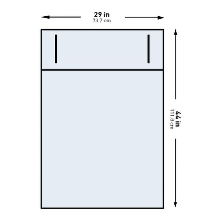 McKesson Obstetrics / Gynecology Drape McKesson Under Buttocks Drape 29 W X 44 L Inch Sterile - Case of 25 - 183-I80-14108-S-CS