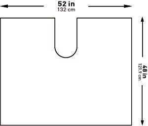 McKesson Orthopedic Drape McKesson Impervious U-Drape 52 W X 48 L Inch Sterile - Case of 25 - 183-I80-09192-S-CS