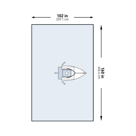 McKesson Orthopedic Drape McKesson Shoulder Arthroscopy Drape 102 W X 160 L Inch Sterile - Pack of 1 - 183-I80-09123G-S-PK