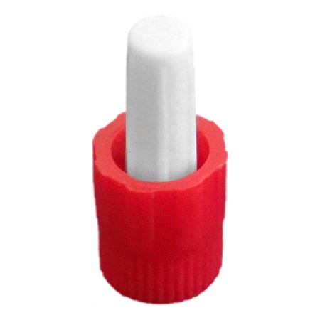 Molded Products Luer Cap Red, Male Luer, Sterile - Bag of 200 - MPC-124R-BG