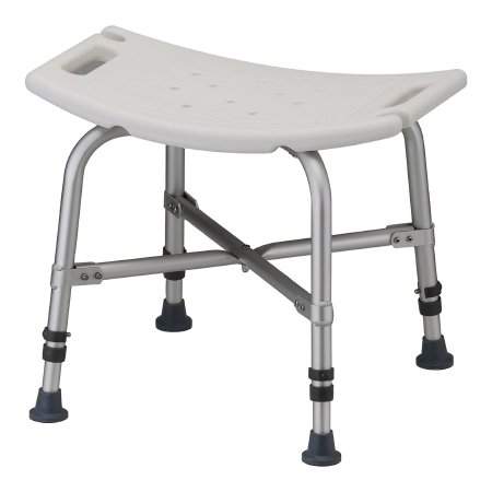 Nova Ortho-Med Bath Bench Nova Without Arms Aluminum Frame Without Backrest 20 Inch Seat Width 500 lbs. Weight Capacity - Each - 9013-EA