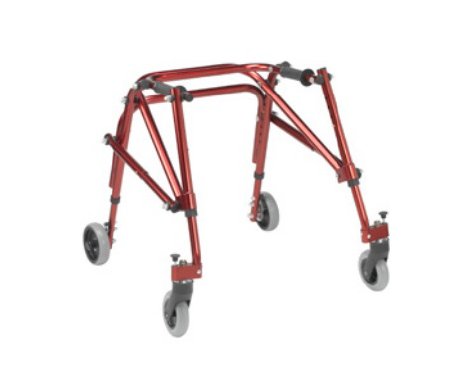 Drive Medical Posterior Gait Trainer Adjustable Height Nimbo Aluminum Frame 85 lbs. Weight Capacity 19 to 25 Inch Height - Each - KA2200S-2GWP-EA