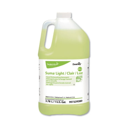 Sealed Air *Diversey* Dish Detergent Suma® Light D1.2 1 gal. Jug Liquid Concentrate Citrus Scent - Case of 4 - 957229280-CS