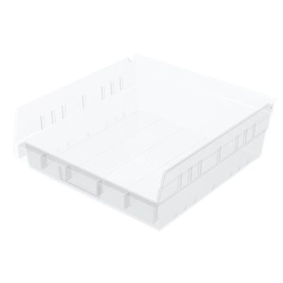 Akro-Mils Shelf Bin Clear Industrial Grade Polymers 4 X 11-1/8 X 11-5/8 Inch - CT/12 - 30170SCLAR-CT