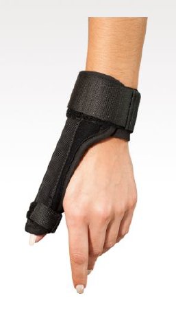 Breg Thumb Brace Breg® Essentials Adult Small D-Ring / Hook and Loop Strap Closure Left or Right Hand Black - Each - VP30301-020-EA
