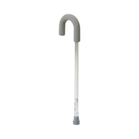 McKesson Round Handle Cane McKesson Aluminum 28-3/4 to 37-3/4 Inch Height Silver - Each - 146-RTL10342-EA