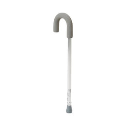 McKesson Round Handle Cane McKesson Aluminum 28-3/4 to 37-3/4 Inch Height Silver - Case of 6 - 146-RTL10342-CS