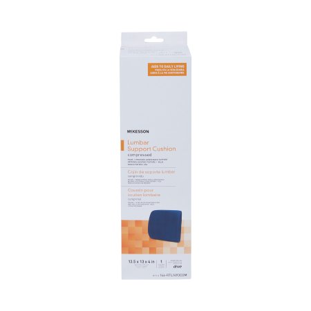 McKesson Lumbar Support Seat Cushion McKesson 13-2/5 W X 13 D X 4 H Inch Foam - Case of 4 - 146-RTL1493COM-CS