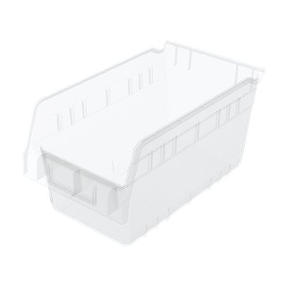 Akro-Mils Storage Bin ShelfMax® Clear Plastic 6 X 6-5/8 X 11-5/8 Inch - CT/10 - 30090SCLAR-CT