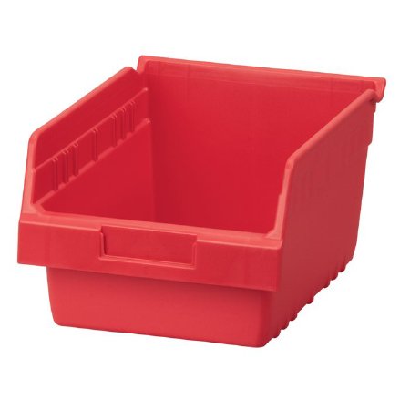 Akro-Mils Storage Bin ShelfMax® Red Plastic 6 X 8-3/8 X 11-5/8 Inch - CT/8 - 30080RED-CT