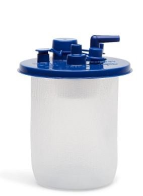 Medline Suction Canister Liner 1000 mL Sealing Lid - Case of 50 - DYNDSCL1000-CS