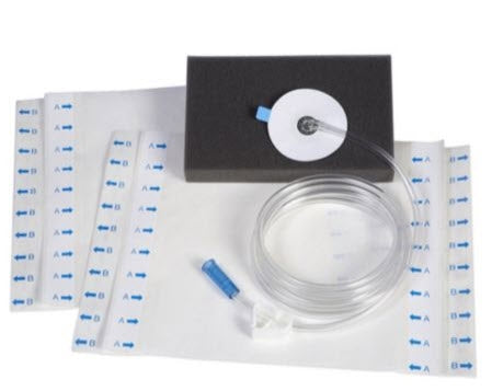 Cardinal Small Black Foam Negative Pressure Wound Therapy Dressing Kit Cardinal Health™ 3 X 8 X 10 cm - Case of 10 - 47-1702-CS