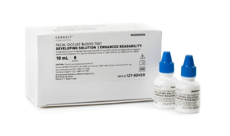 McKesson Hematology Reagent Consult™ Developer Fecal Occult Blood Test Proprietary Mix 10 mL - Box of 8 - 127-8DVER-BX