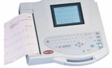 Victori Medical Refurbished Electrocardiograph MAC® 1200 AC Power / Battery Operated LCD Display Resting - Each - GE MAC 1200 ECG-EA