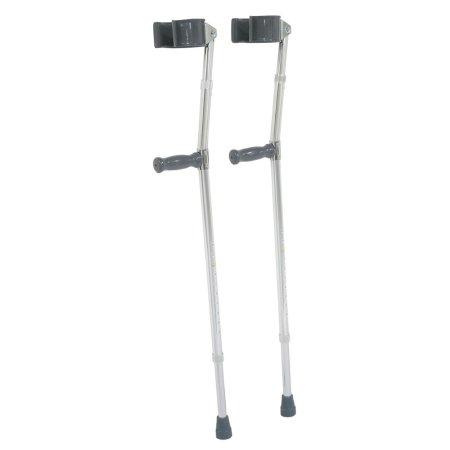 Graham-Field Forearm Crutches Graham Field™ Adult Aluminum Frame 300 lbs. Weight Capacity - Pair - 6350A-PR