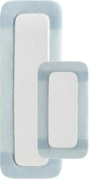 Coloplast Foam Dressing Biatain® Silicone 4 X 8 Inch With Border Film Backing Silicone Adhesive Rectangle Sterile - Box of 5 - 33400-BX