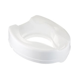 Patterson Medical Supply Raised Toilet Seat Savanah™ 4 Inch Height White 420 lbs. Weight Capacity - Pack of 5 - 081536226-PK