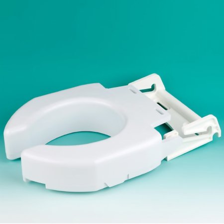 Maddak Raised Toilet Seat Secure-Bolt™ 3 Inch Height White 600 lbs. Weight Capacity - Each - 725680001-EA