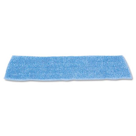 Rubbermaid® Commercial Economy Wet Mopping Pad, Microfiber, 18", Blue, 12/Carton - CT/1 - RCP-Q409BLUCT-CT