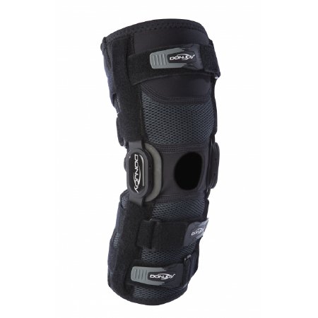 DJO Knee Brace Playmaker™ II X-Large Pull-On / D-Ring /Hook and Loop Strap Closure 23-1/2 to 26-1/2 Inch Thigh Circumference / 17 to 19 Inch Knee Circumference / 18 to 20 Inch Calf Circumference Left or Right Knee - Each - 11-3503-5-EA
