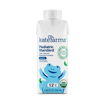 Kate Farms Pediatric Oral Supplement Kate Farms® Pediatric Standard 1.2 8.5 oz. Carton Liquid Amino Acid - Each - 851823006997-EA