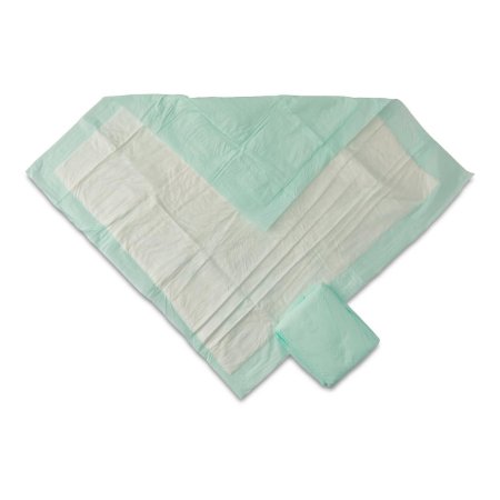 Medline Disposable Underpad 30 X 30 Inch Fluff / Polymer Heavy Absorbency - Bag of 10 - MUP0305P-BG