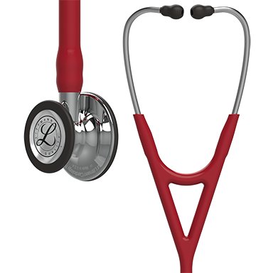 3M Cardiology Stethoscope 3M™ Littmann® Burgundy 2-Tube 27 Inch Tube Double-Sided Chestpiece - Each - 6170-EA