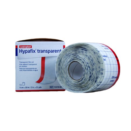 BSN Medical Waterproof Medical Tape Hypafix® Transparent Transparent 2 Inch X 11 Yard Polyurethane Film NonSterile - Case of 12 - 7237800-CS
