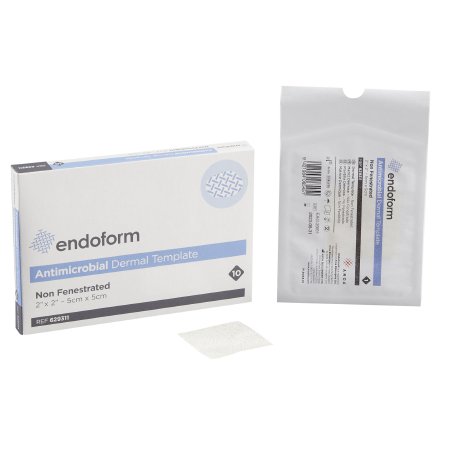Aroa Biosurgery Inc Silver Collagen Dressing Endoform® Antimicrobial 2 X 2 Inch Square Sterile - Each - 629311-EA