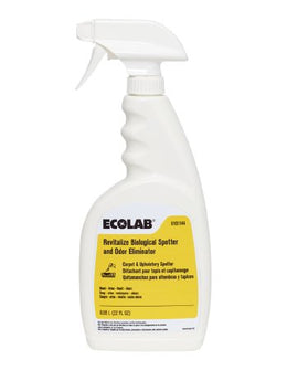 EcoLab Carpet / Fabric Deodorizer Revitalize™ Liquid 22 oz. Pump Bottle Unscented - Case of 4 - 6101144-CS