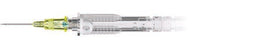 ICU Medical Peripheral IV Catheter SuperCath® 5 24 Gauge 0.75 Inch Sliding Safety Needle - Box of 50 - SP20801-BX