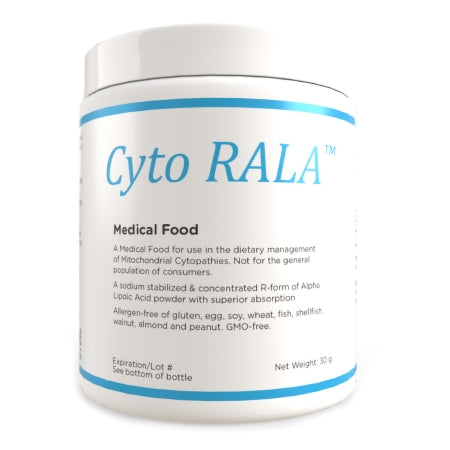 Solace Nutrition Oral Supplement Cyto RALA™ Unflavored Powder 30 Gram Jar - Each - 1209-EA