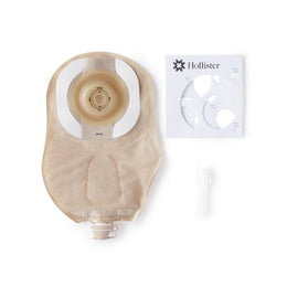 Hollister Urostomy Pouch Premier™ One-Piece System 9 Inch Length Drainable Soft Convex, Trim to Fit - Box of 5 - 84134-BX