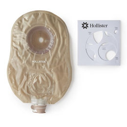Hollister Urostomy Pouch Premier™ One-Piece System 9 Inch Length Drainable Soft Convex, Trim to Fit - Box of 5 - 84138-BX