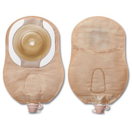 Hollister Urostomy Pouch CeraPlus™ One-Piece System 9 Inch Length 7/8 Inch Stoma Drainable Soft Convex, Pre-Cut - Box of 5 - 8413-BX